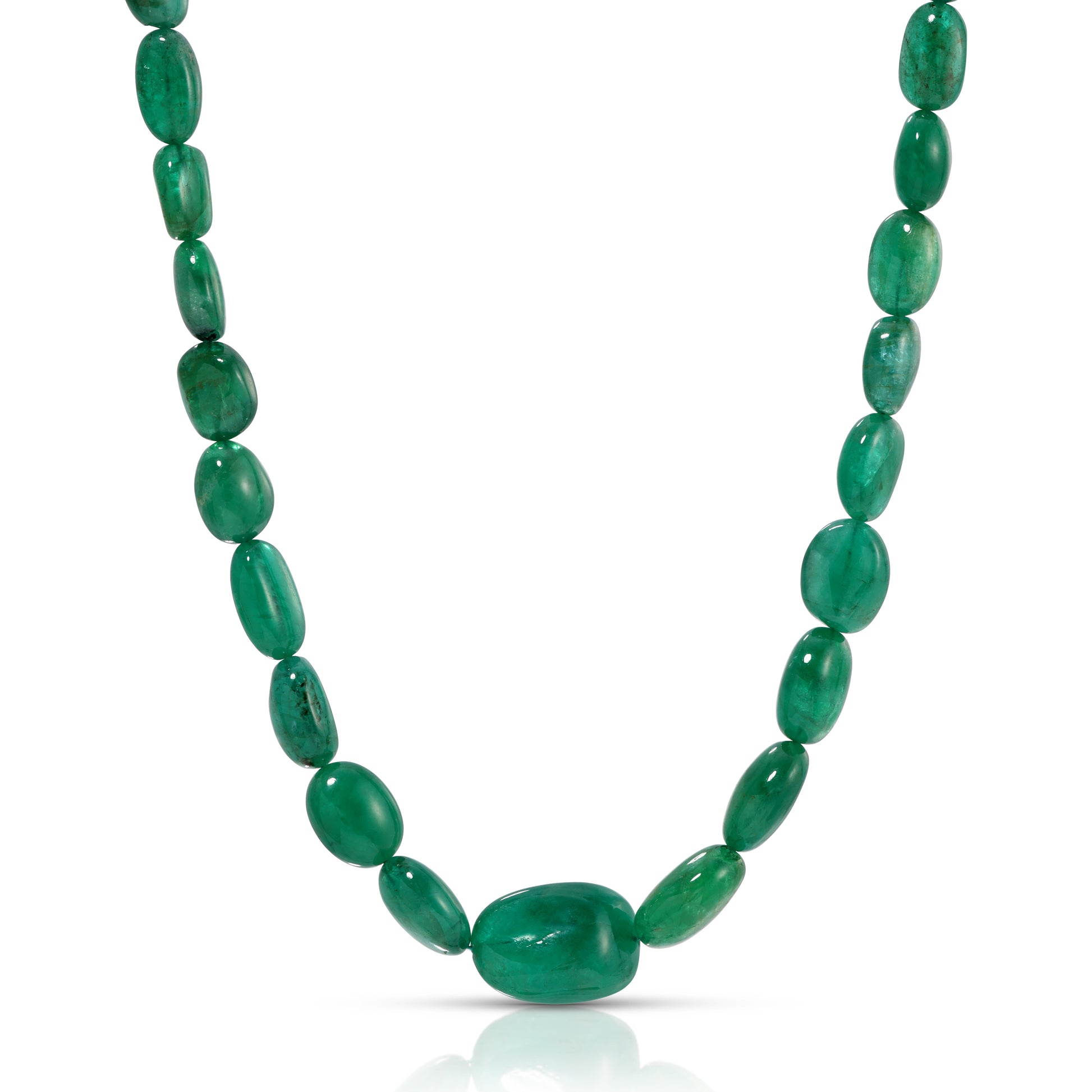 Emerald Beaded Necklace