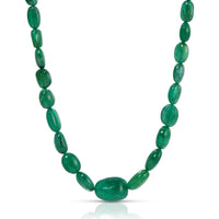 Emerald Beaded Necklace