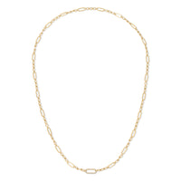 Rectangular Chain with Gold Clasp