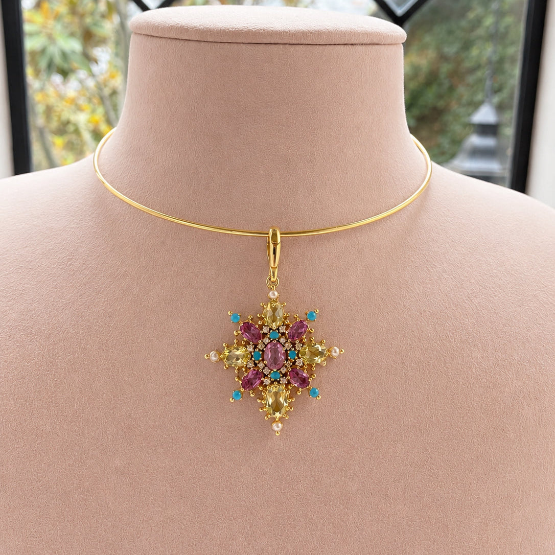 Victorian Flower Charm