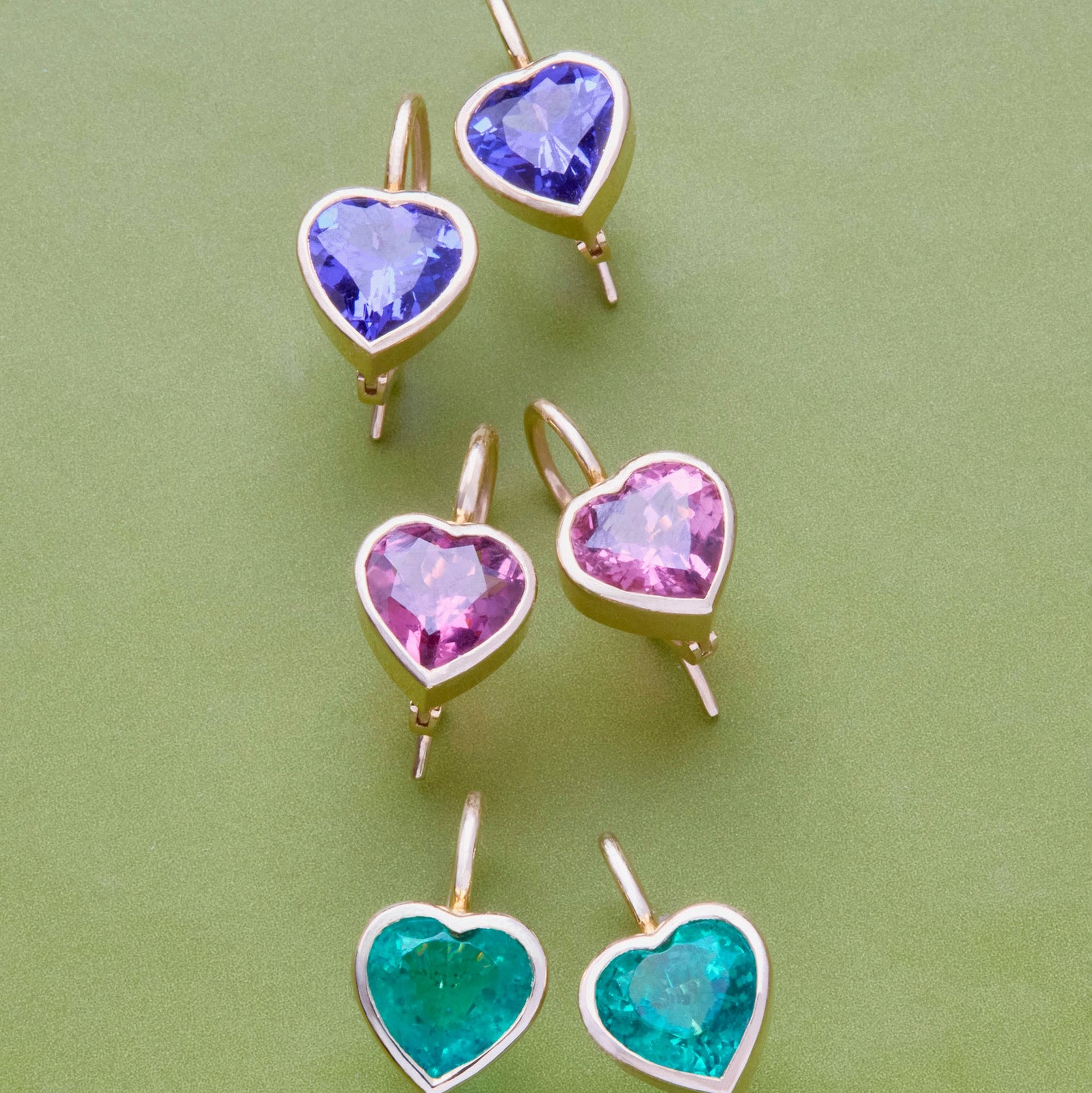Heart Drop Earrings