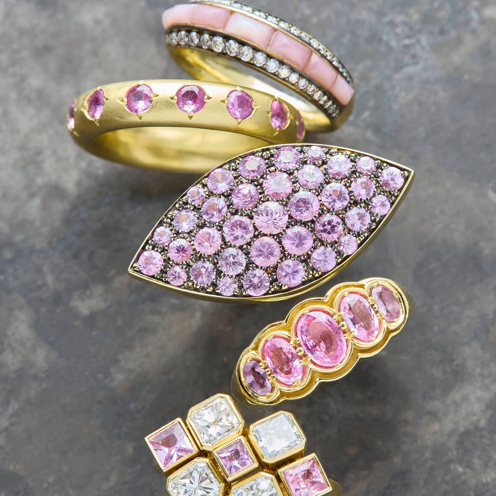 Horizontal Palm Leaf Ring