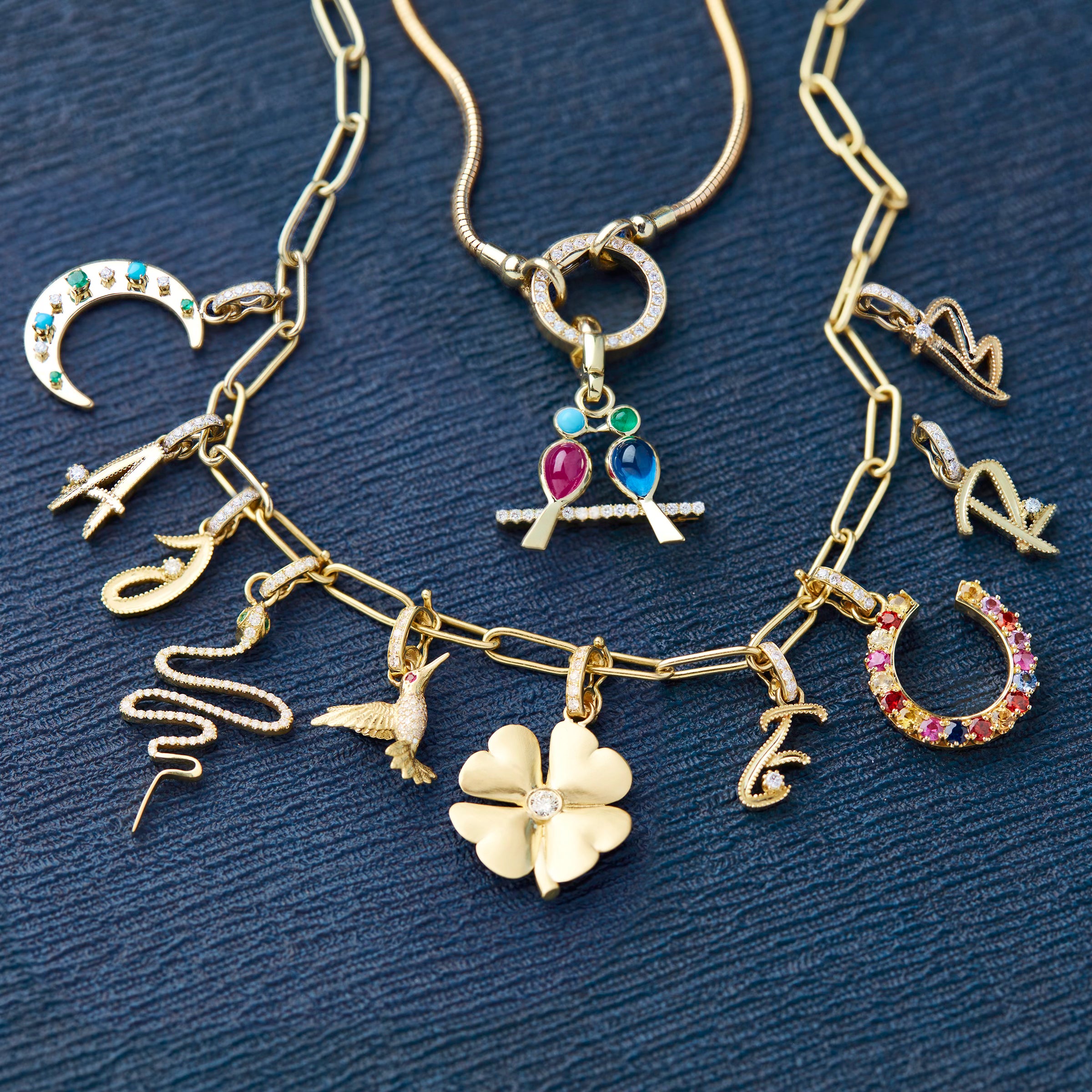 Zig Zag Snake Charm
