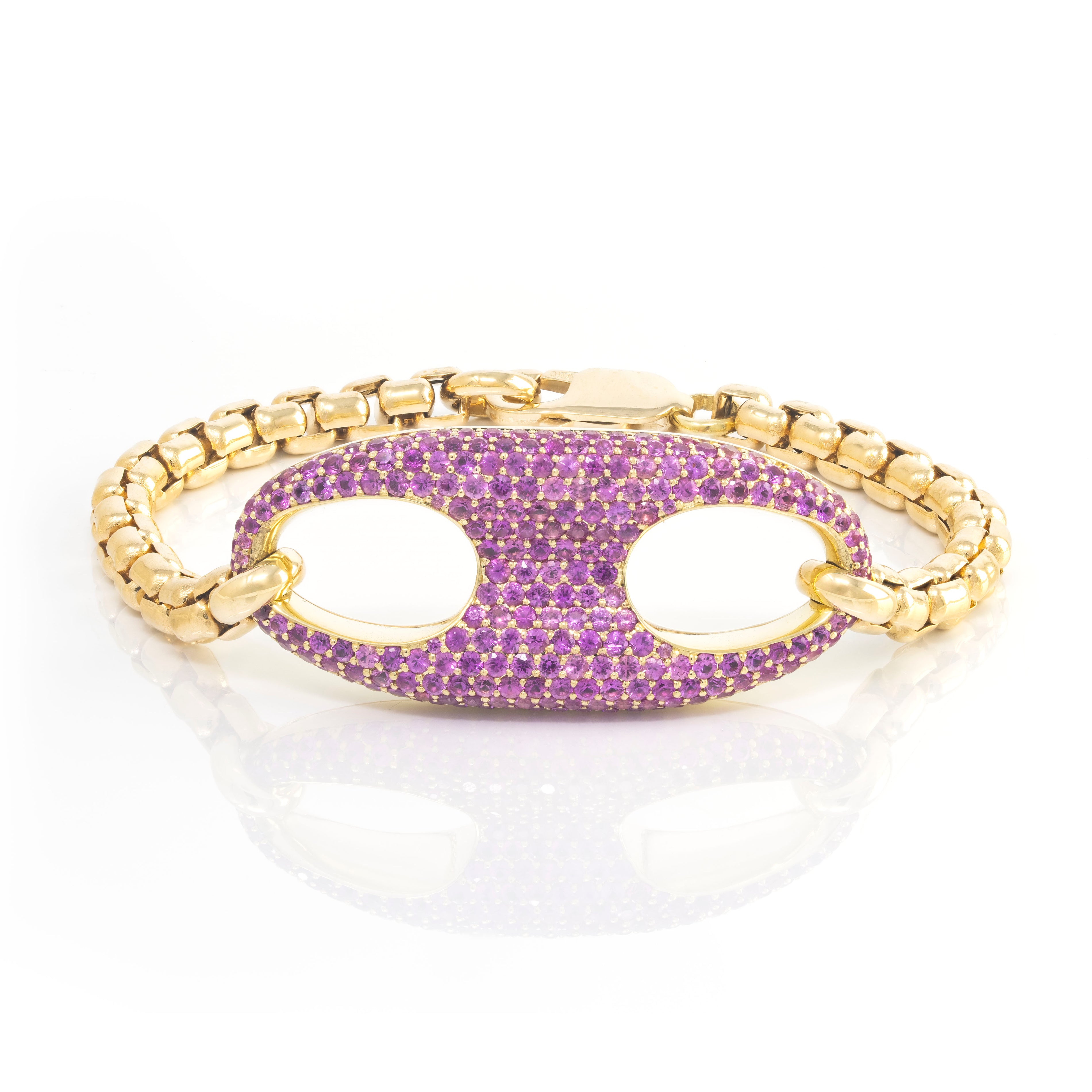 Pave Nautical Link on Chain