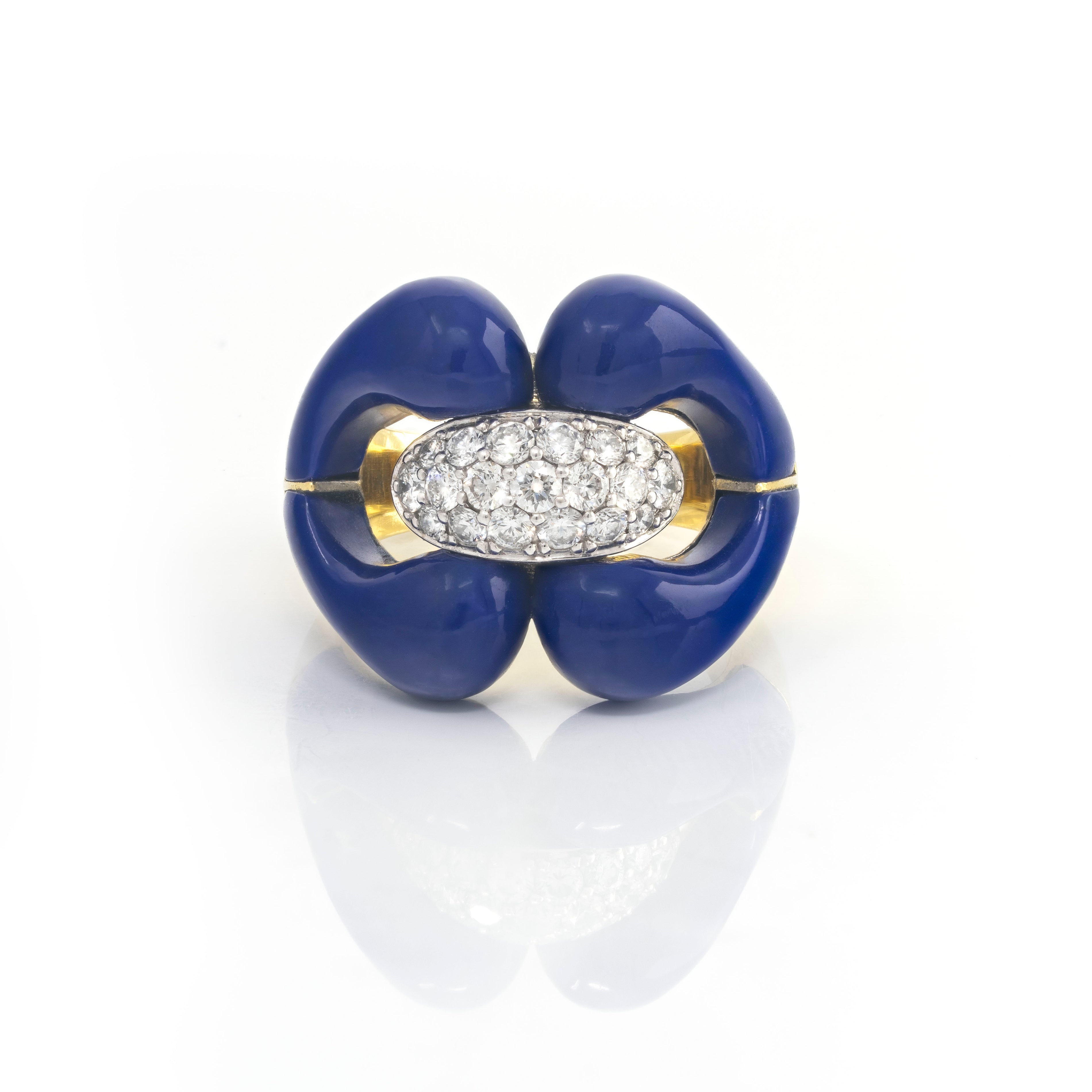 Carved Stone Nautical Ring