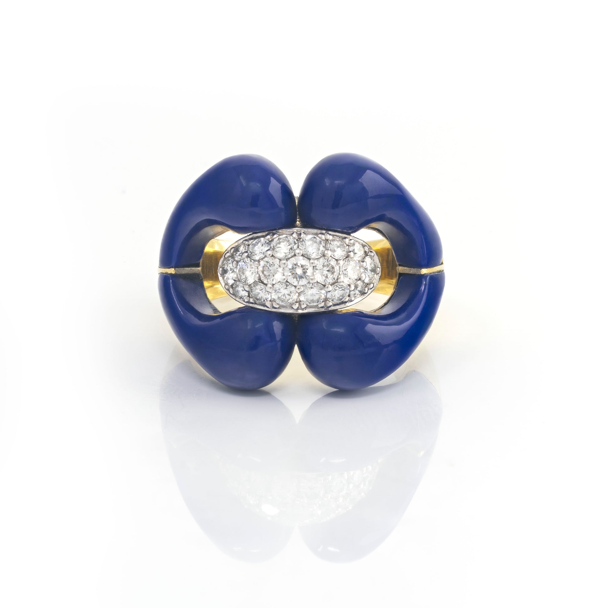 Carved Stone Nautical Ring