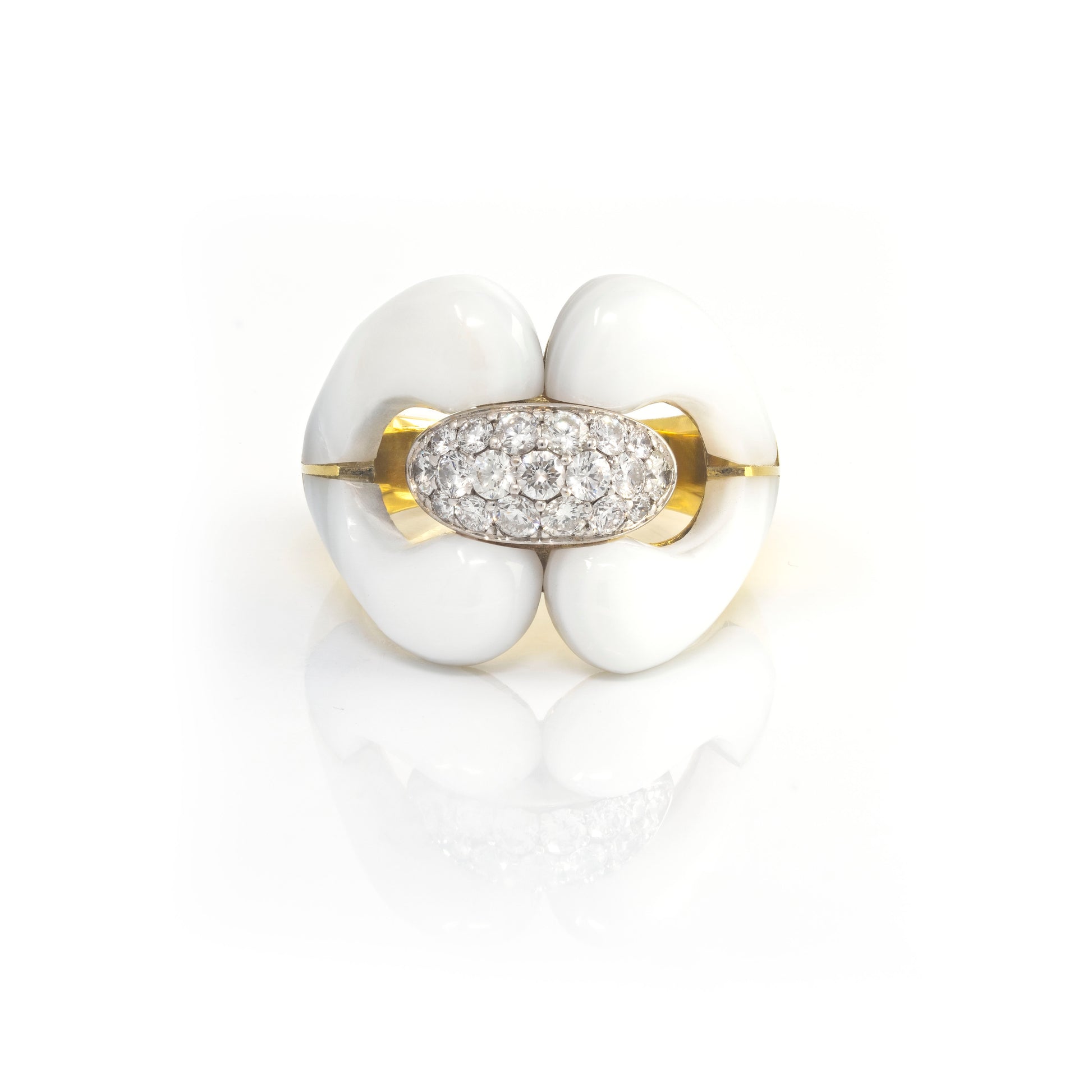 Carved Stone Nautical Ring