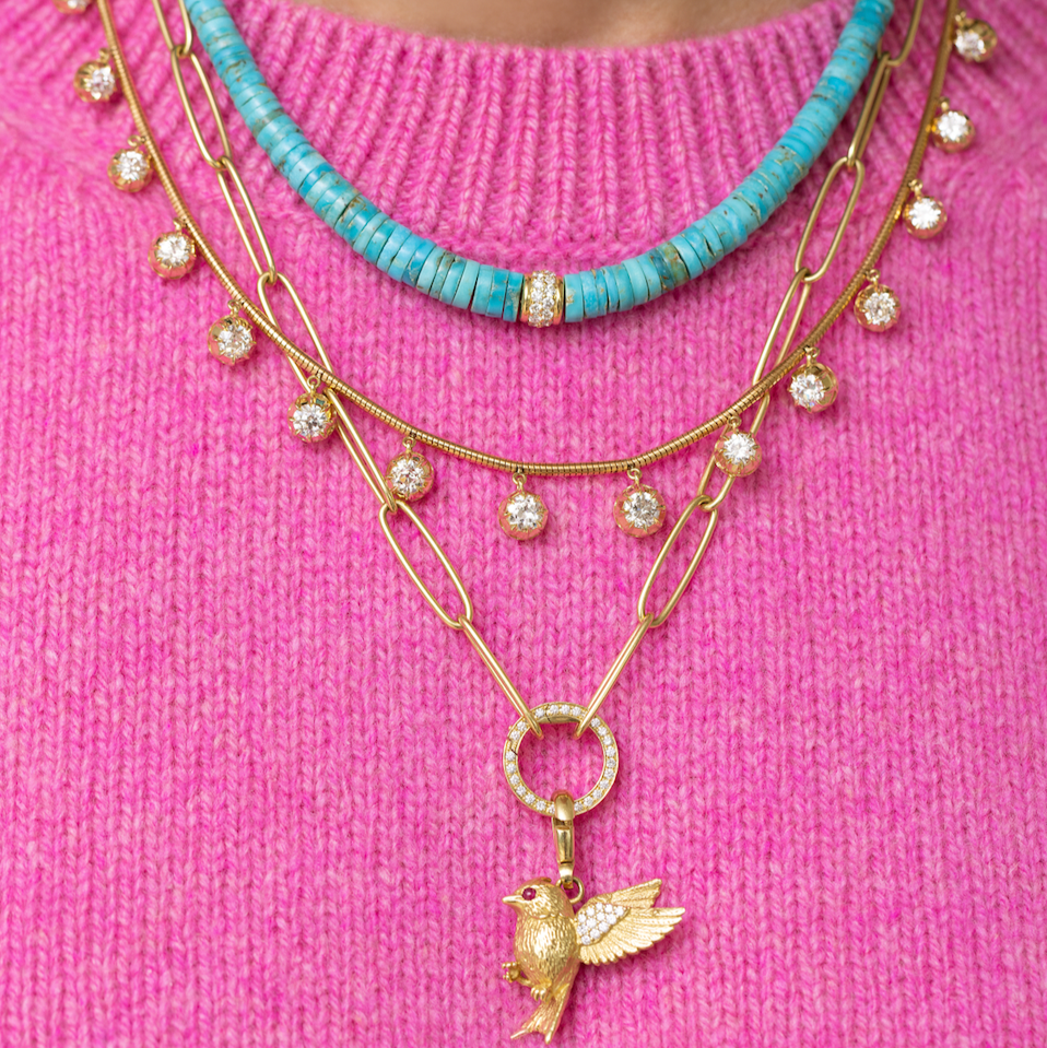 Turquoise Beaded Necklace