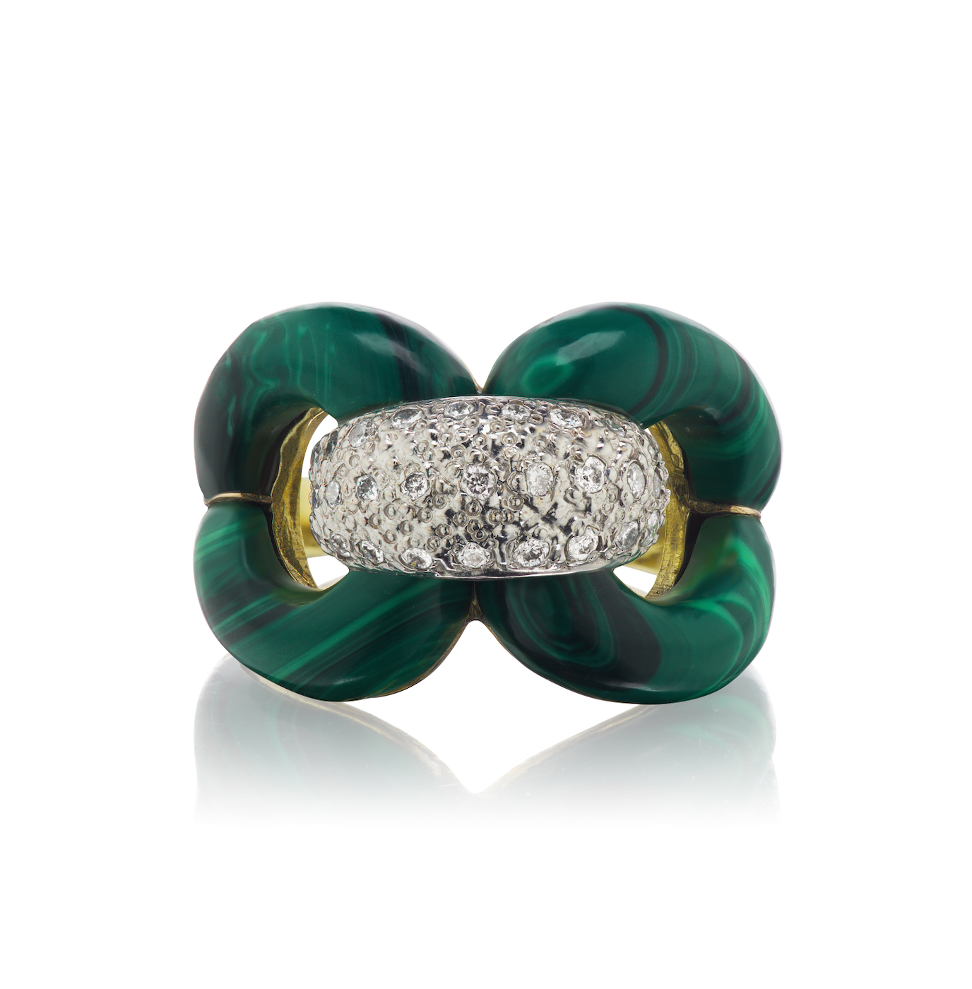 Carved Stone Nautical Ring