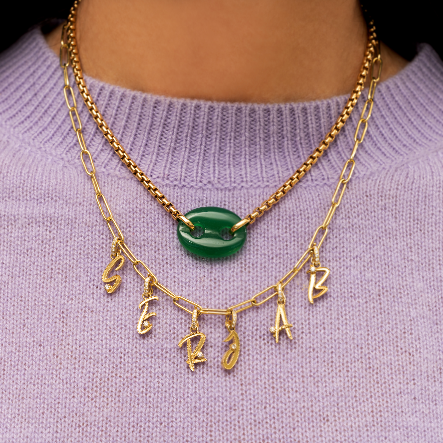 Mini Initial Charm