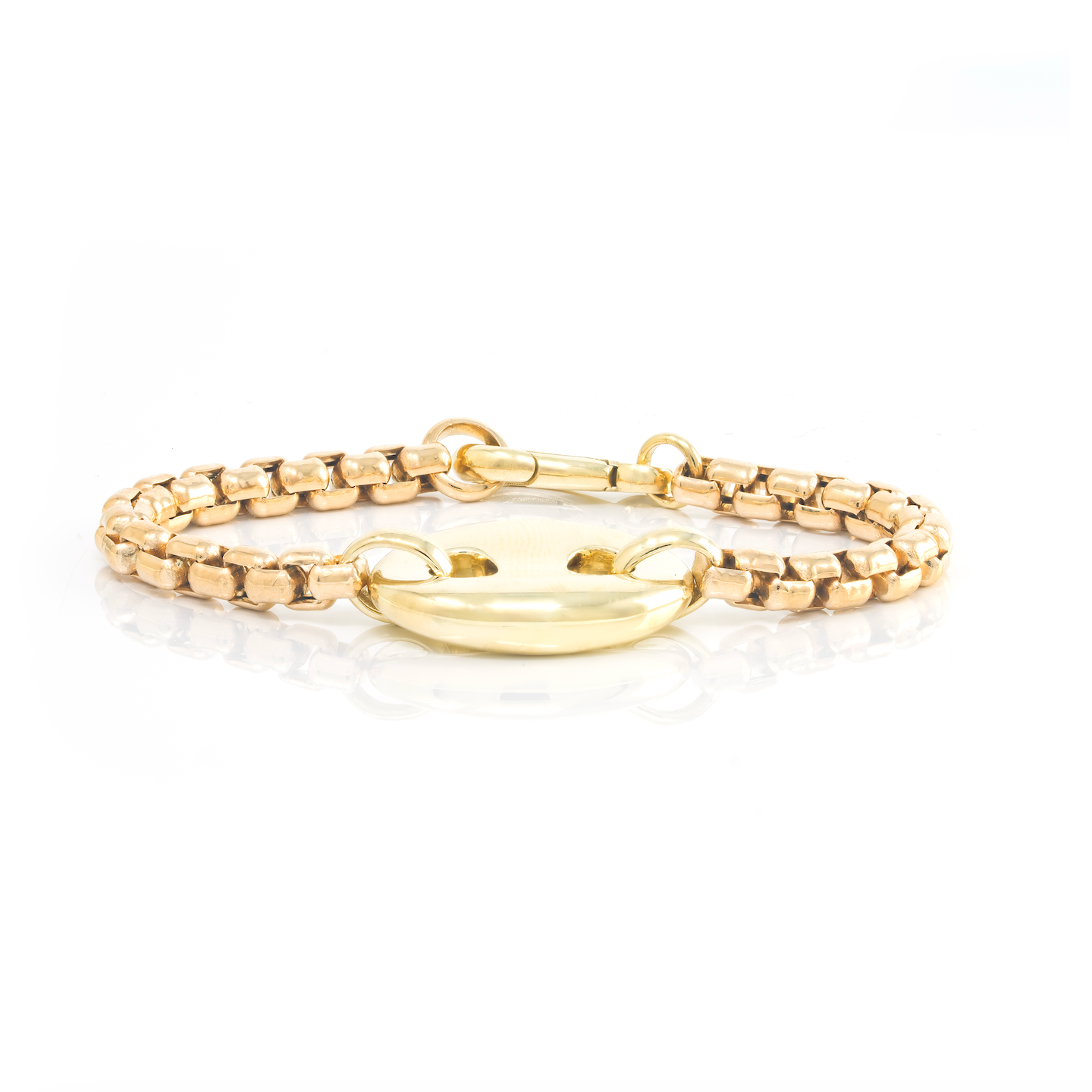 Gold Mariner Link Bracelet