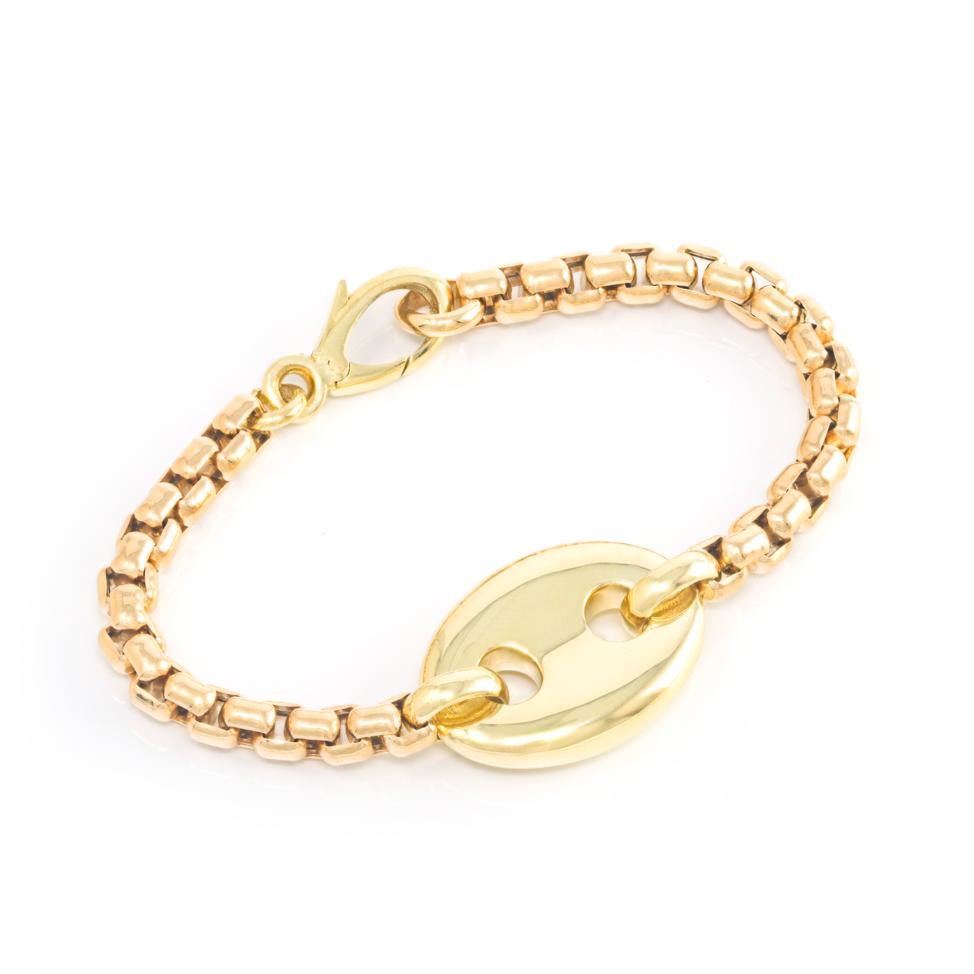 Gold Mariner Link Bracelet