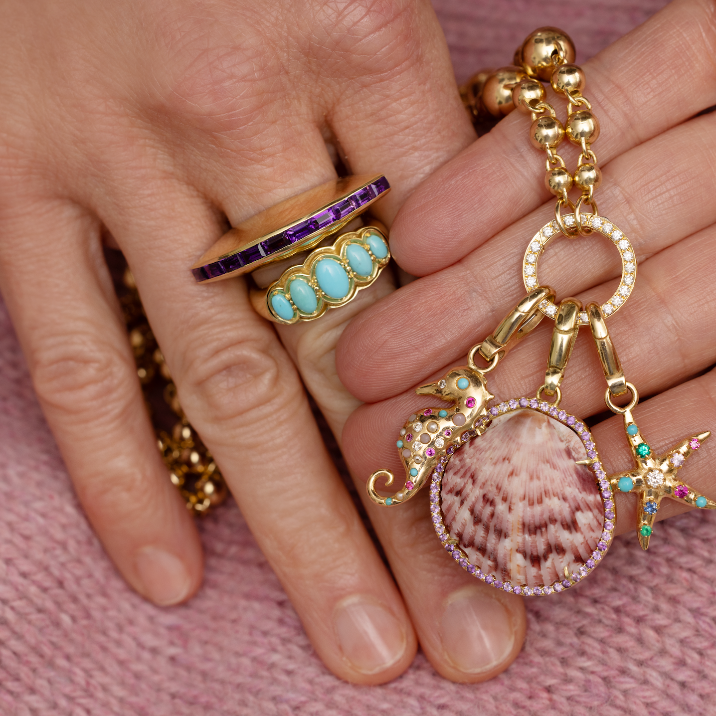 Seahorse Charm