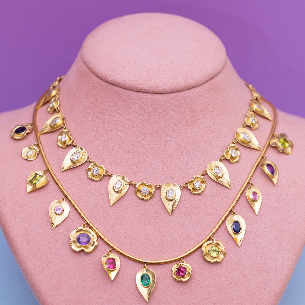 The Lucky Charm Fringe Necklace