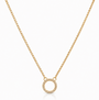 Mini Box Chain with Diamond Clasp
