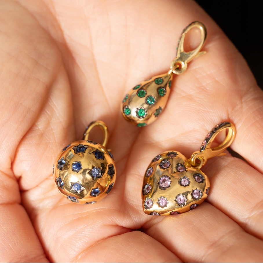 Tear Drop Orbe Charm