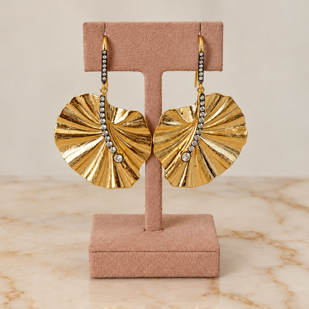 Ginko Leaf Earrings