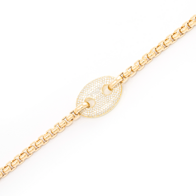 Gold Mariner Link Bracelet