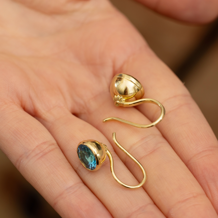 Monacle Drop Earrings