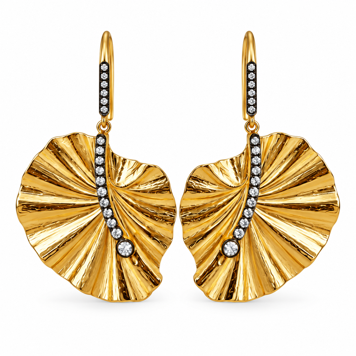 Ginko Leaf Earrings