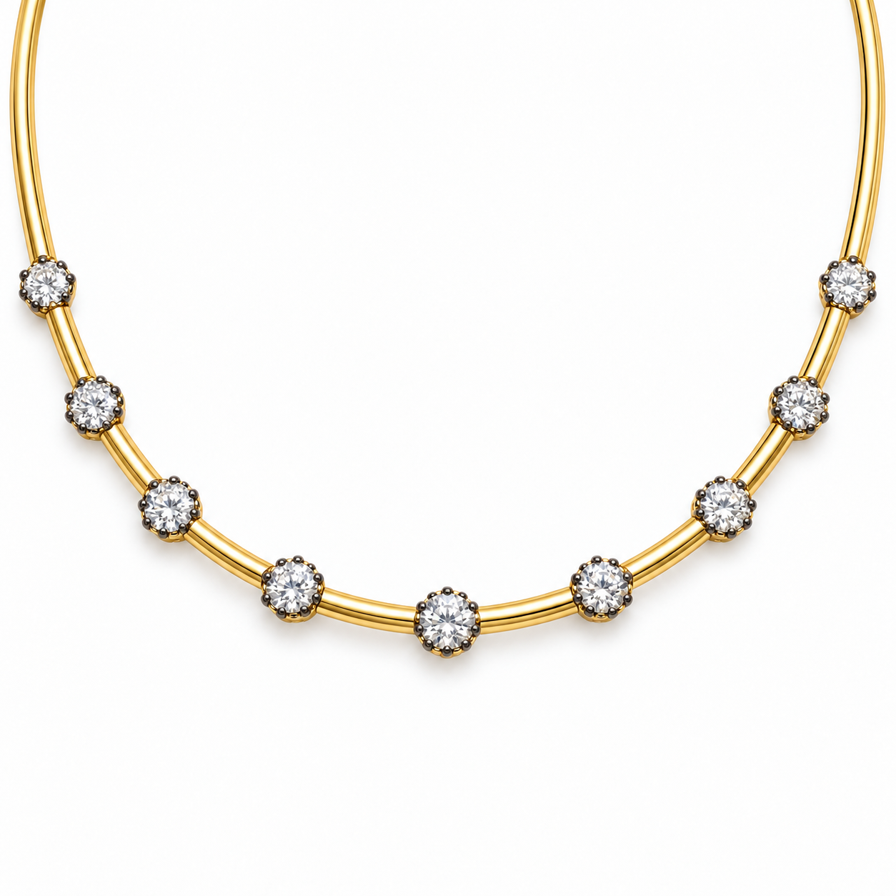 Blackened Diamond Ridge Collar