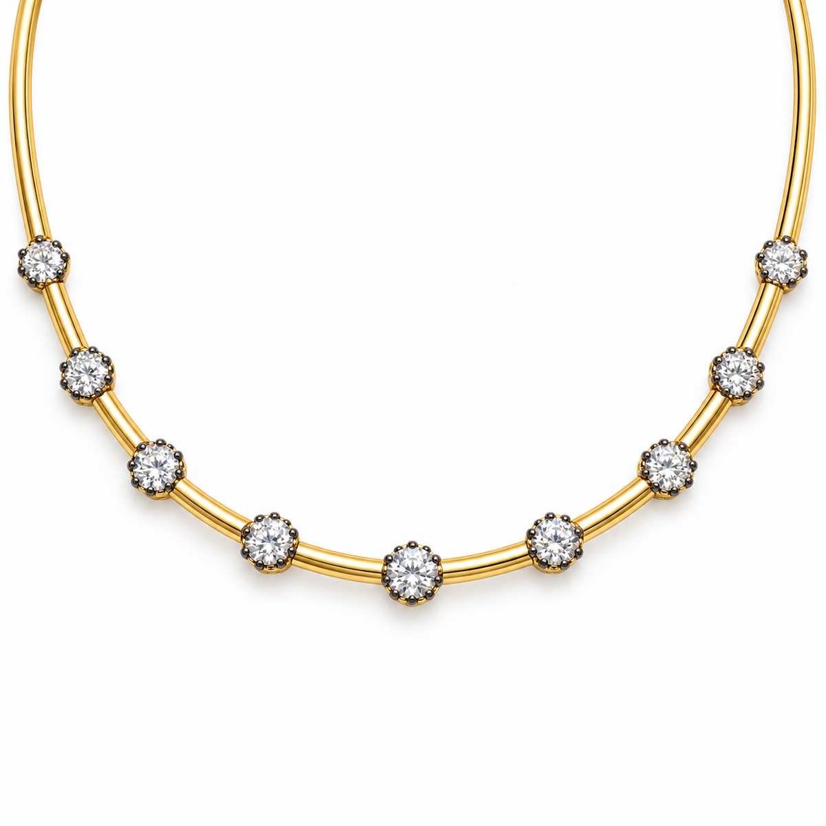 Blackened Diamond Ridge Collar