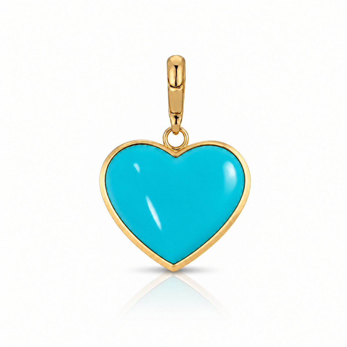 Carved Heart Charm
