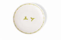 Green Dessert Plate, Set of 2
