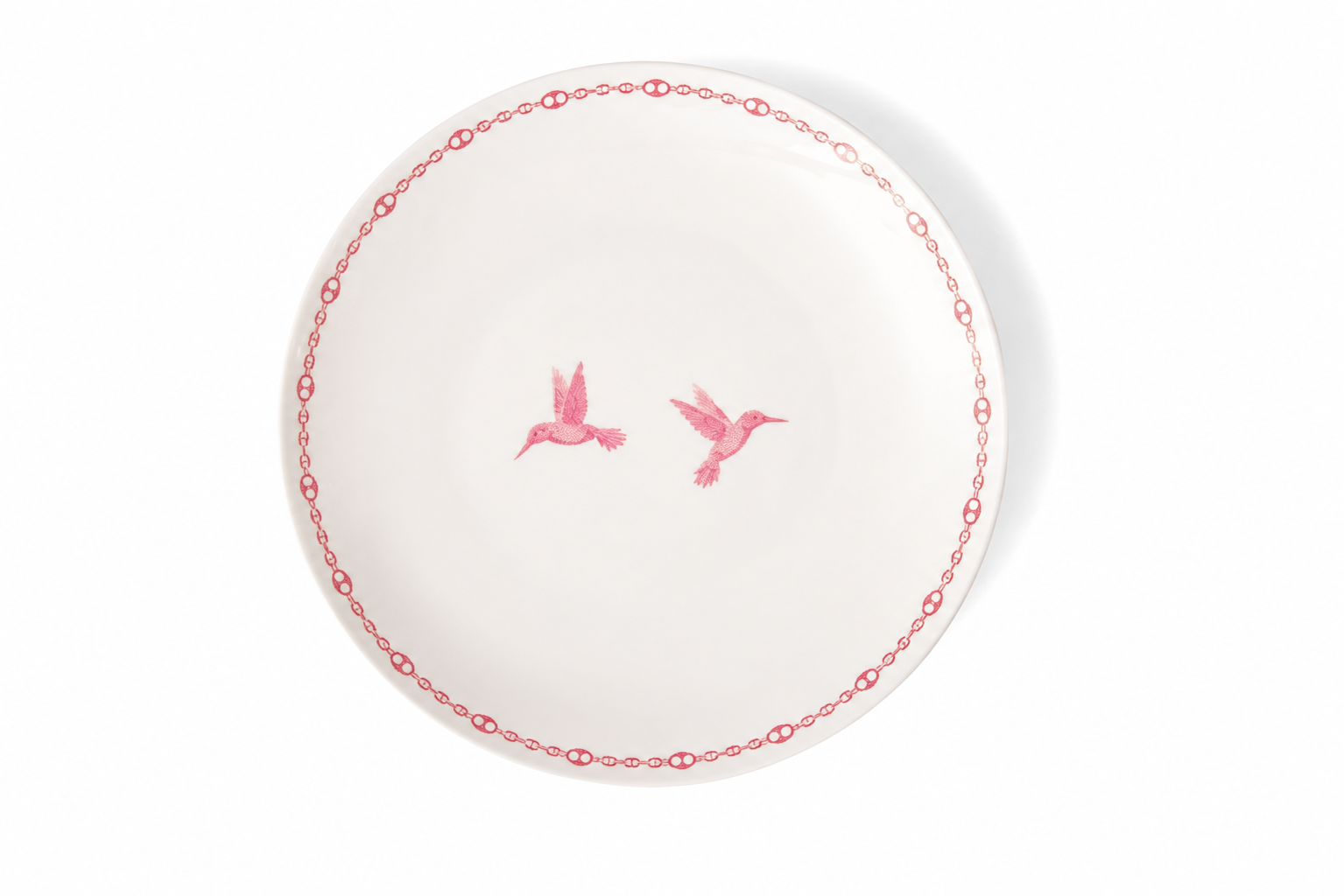 Pink Dessert Plate, Set of 2