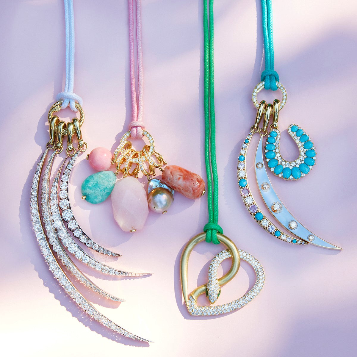 Snake Heart Charm