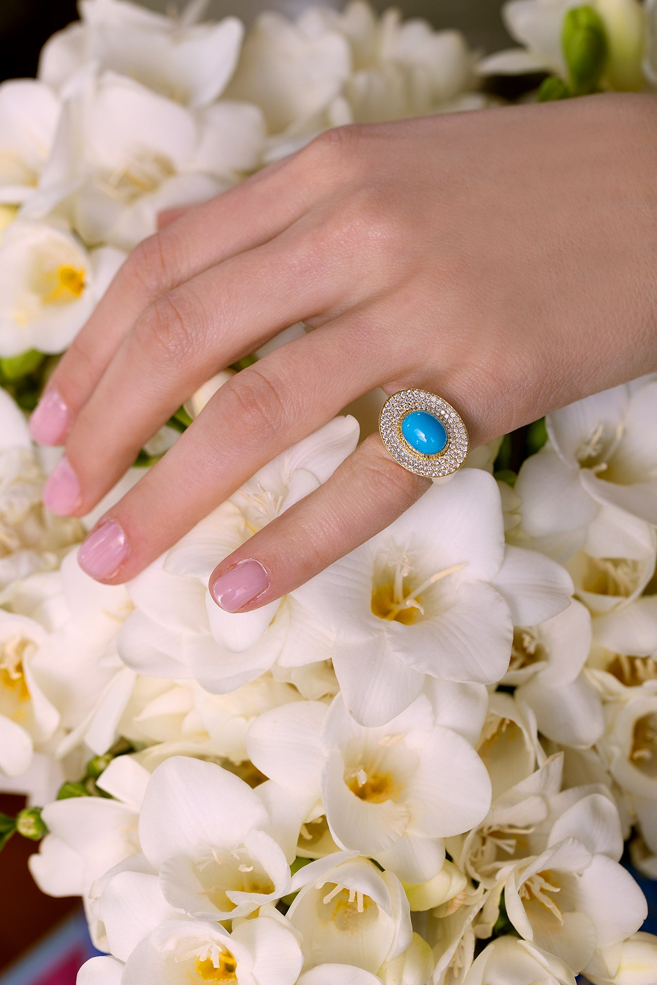 Turquoise Eyecon  Ring
