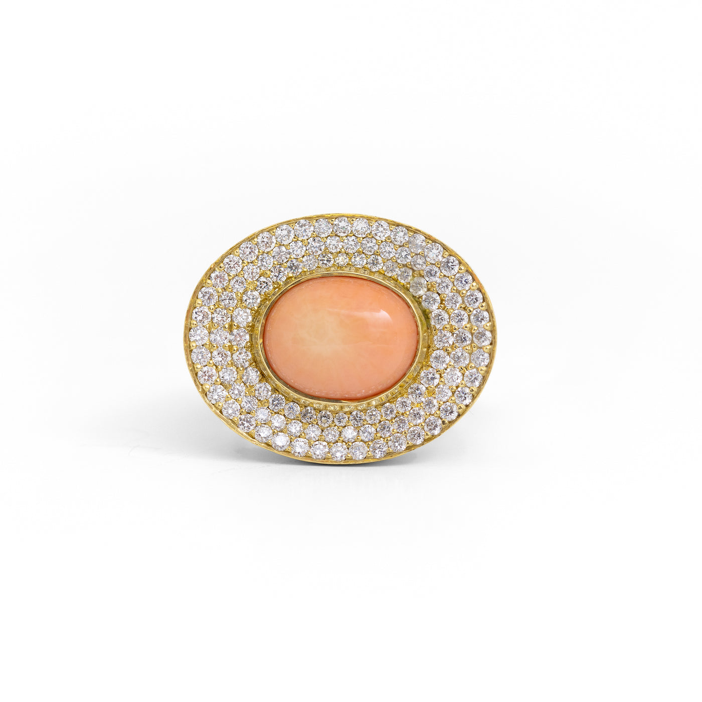 Coral Eyecon Ring