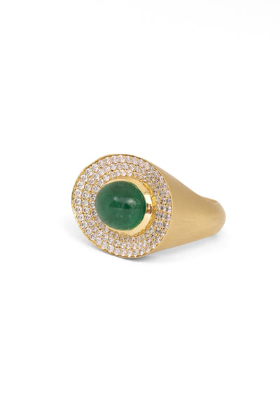 Emerald Eyecon Ring