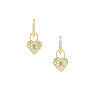 Heart Lock Earrings