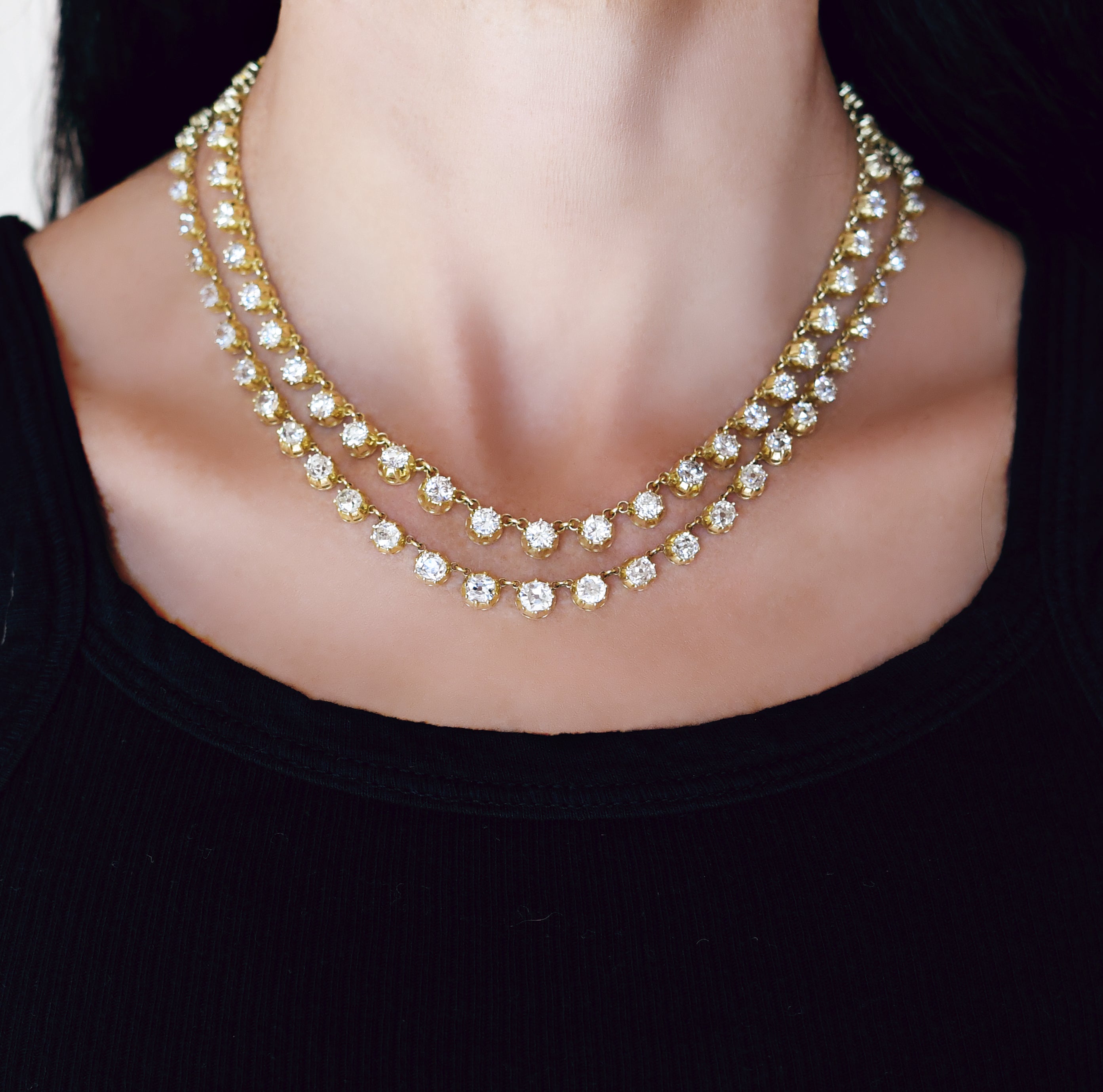 Diamond Riviere Necklace