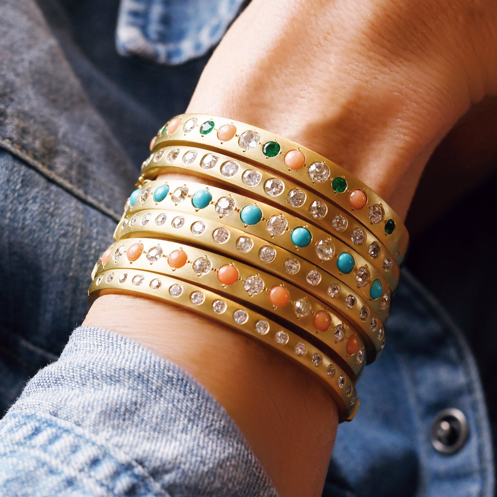 Diamond Gypsy Bangle
