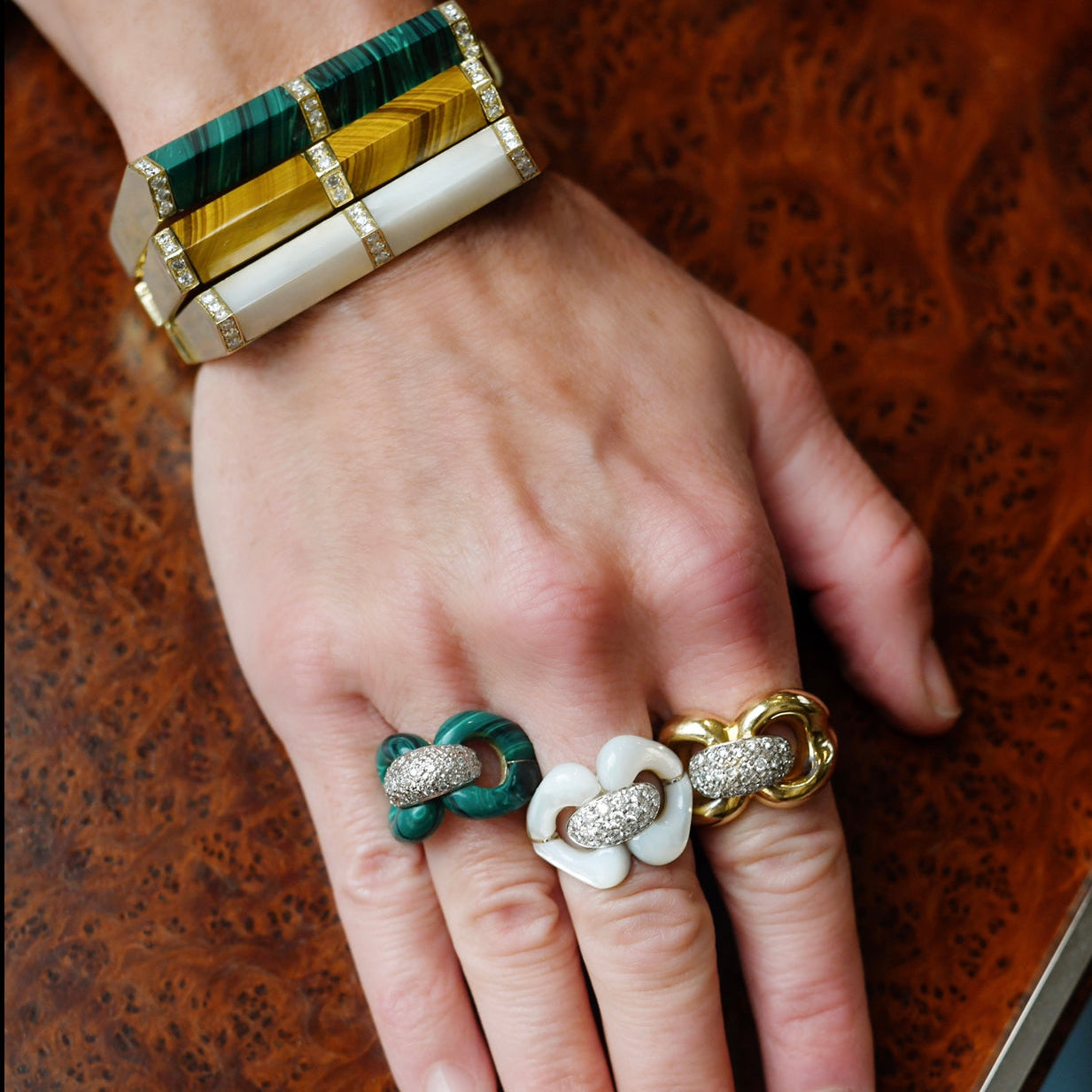 Pyramid Bangle