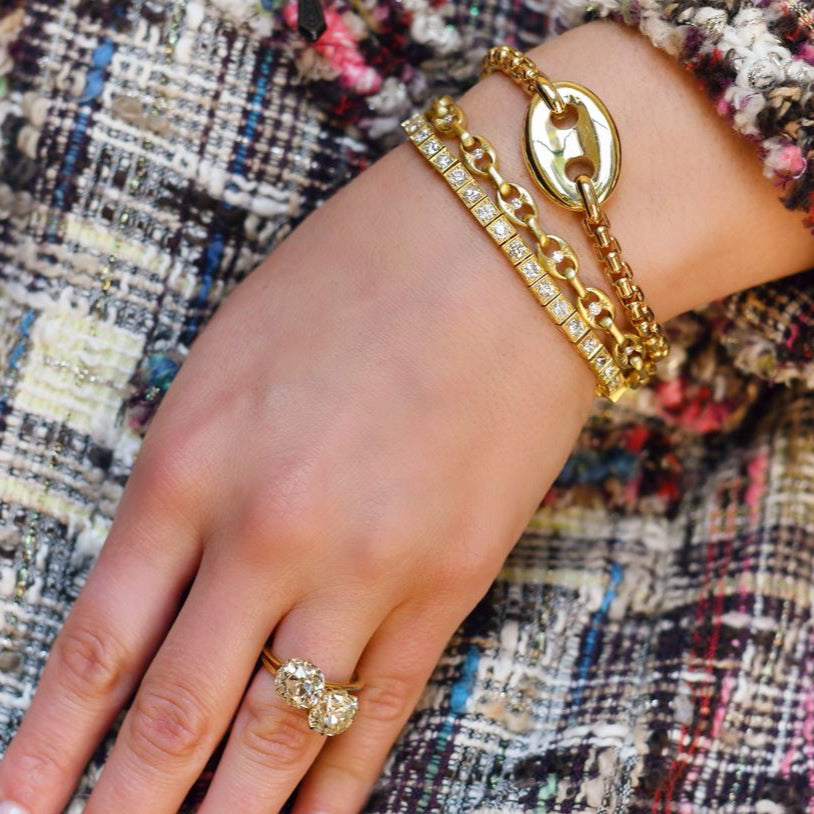 Gold Mariner Link Bracelet
