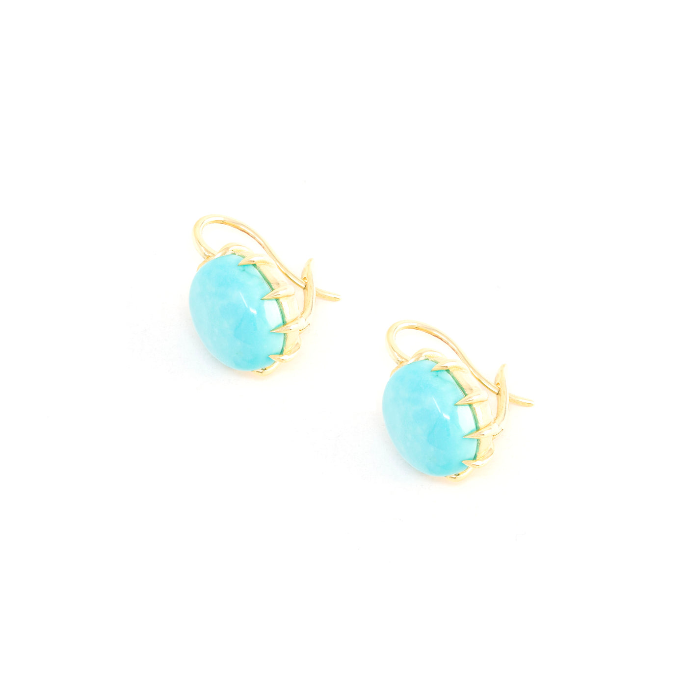 Victorian Turquoise Drop Earrings
