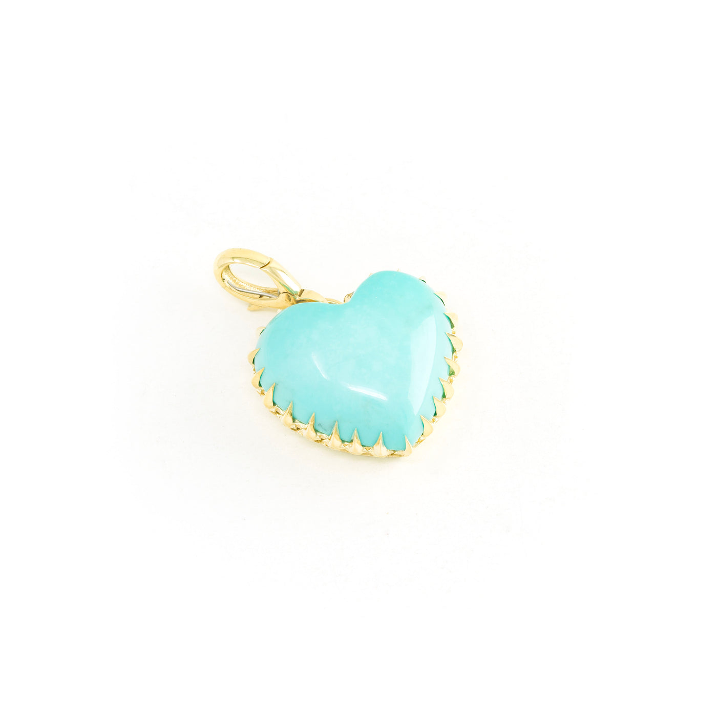 Small Victorian Turquoise Heart