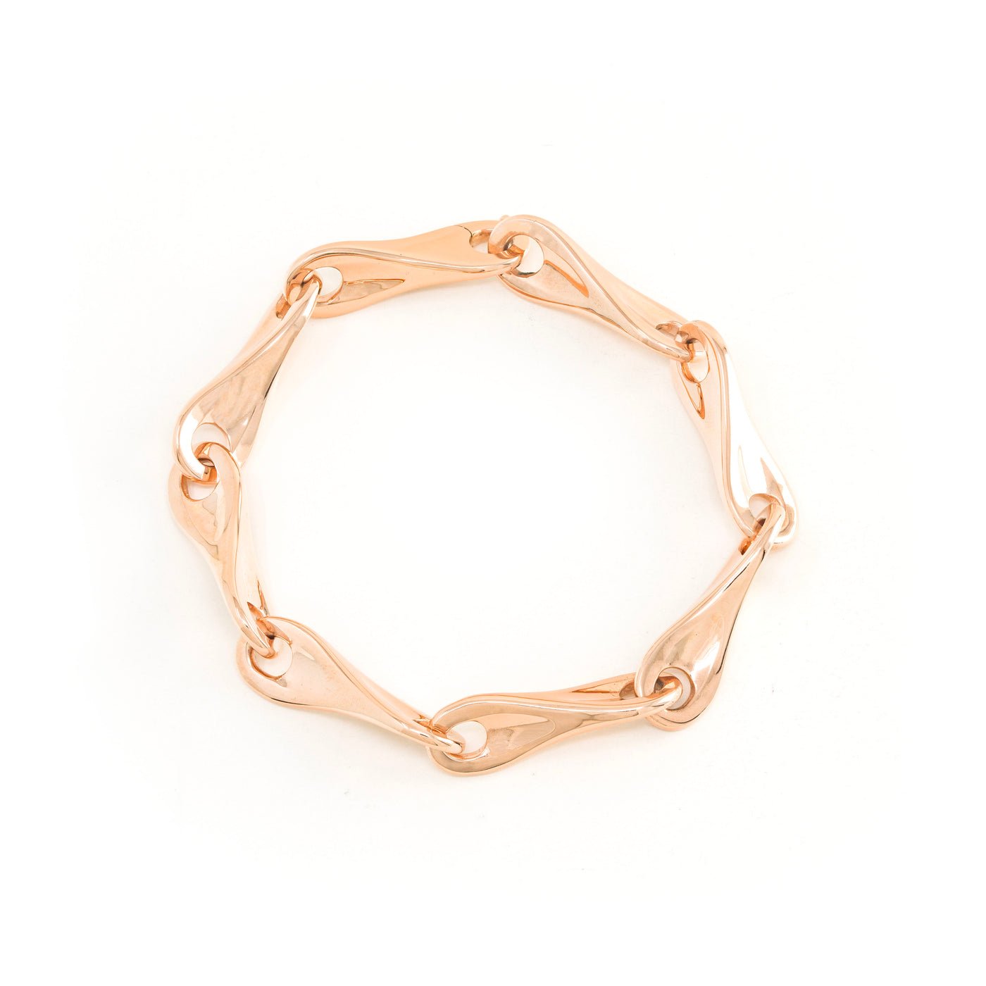 Rose Gold Figure 8 Bracelet