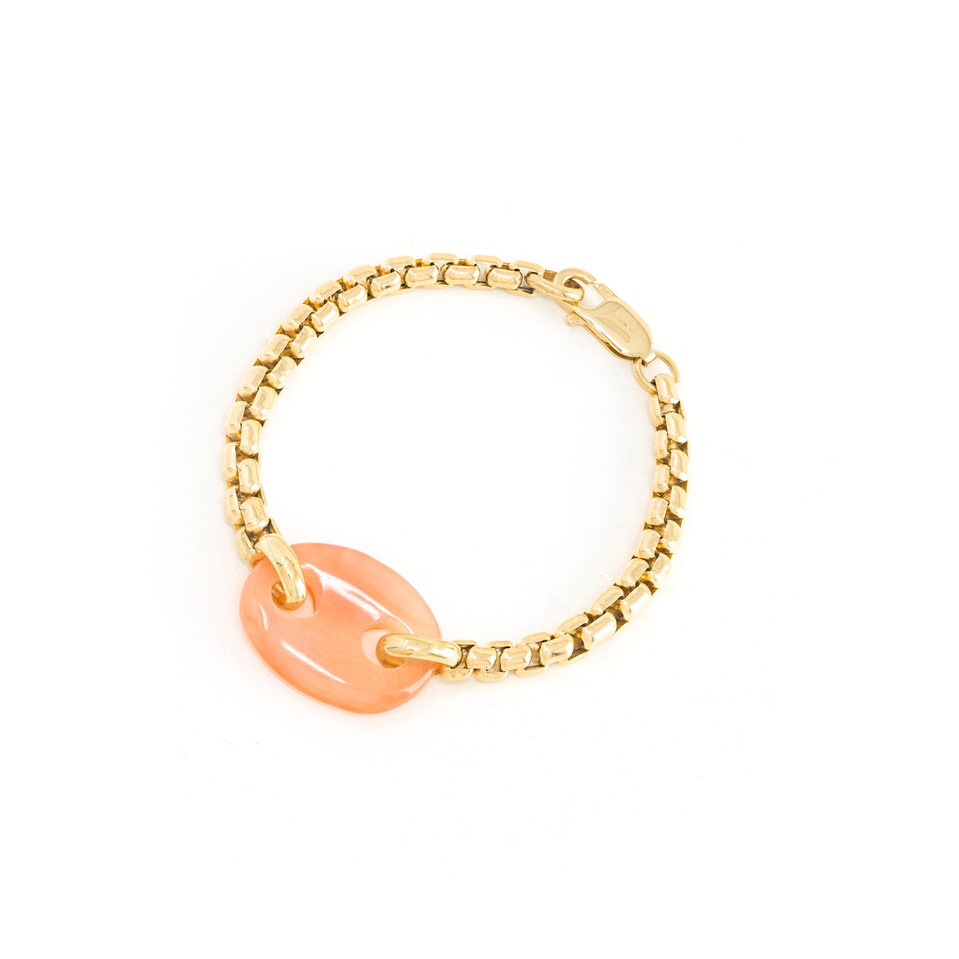 Single Stone Mariner Link Bracelet