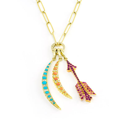 Diamond Charm Clasp