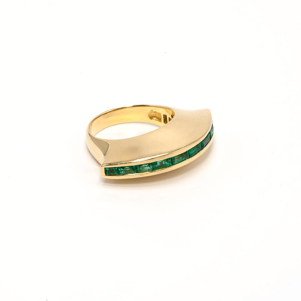 Emerald Eclipse Ring Alternate