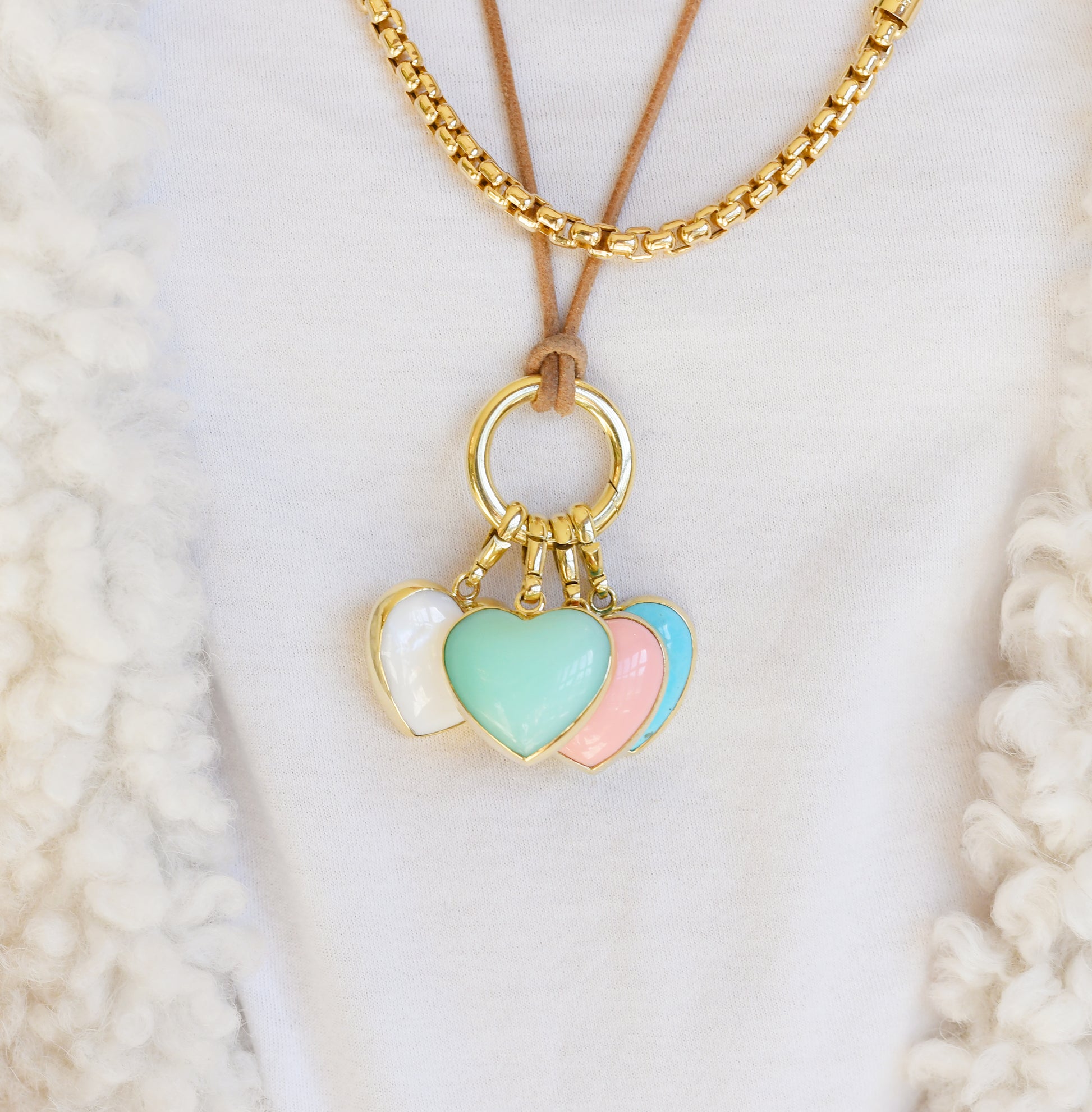 Carved Heart Charm