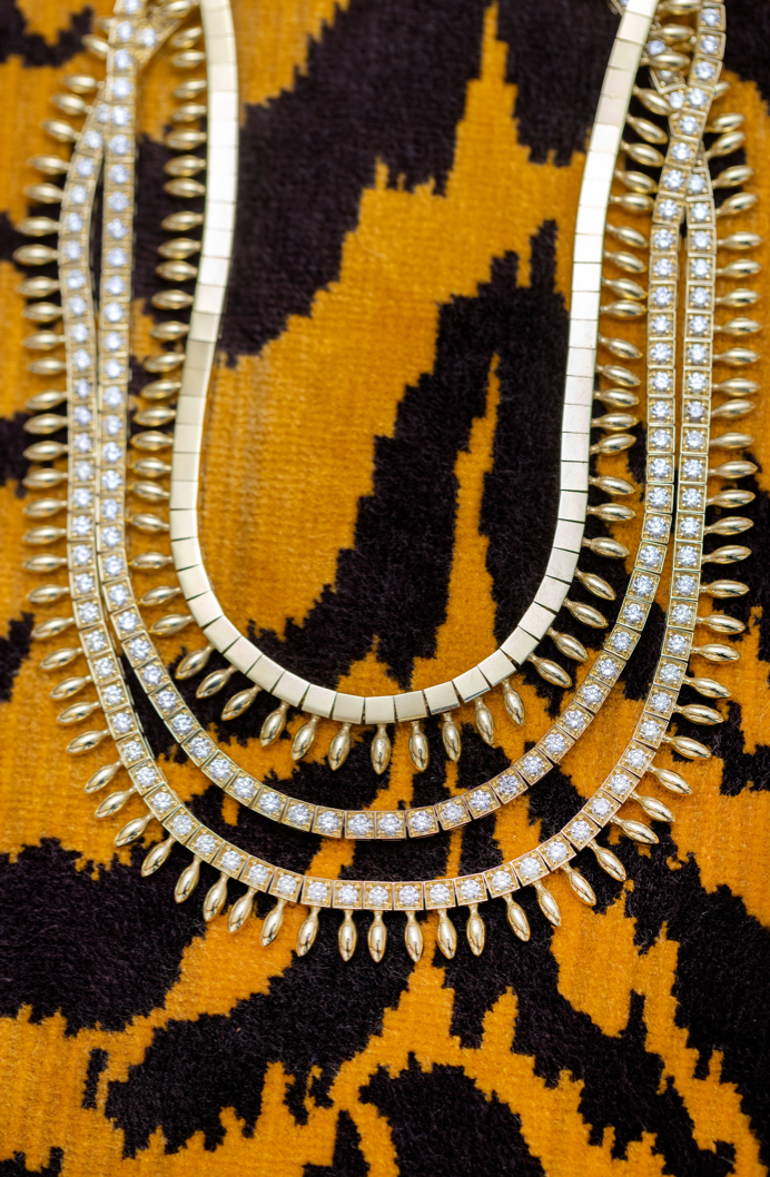 Cleopatra Necklace with Diamonds