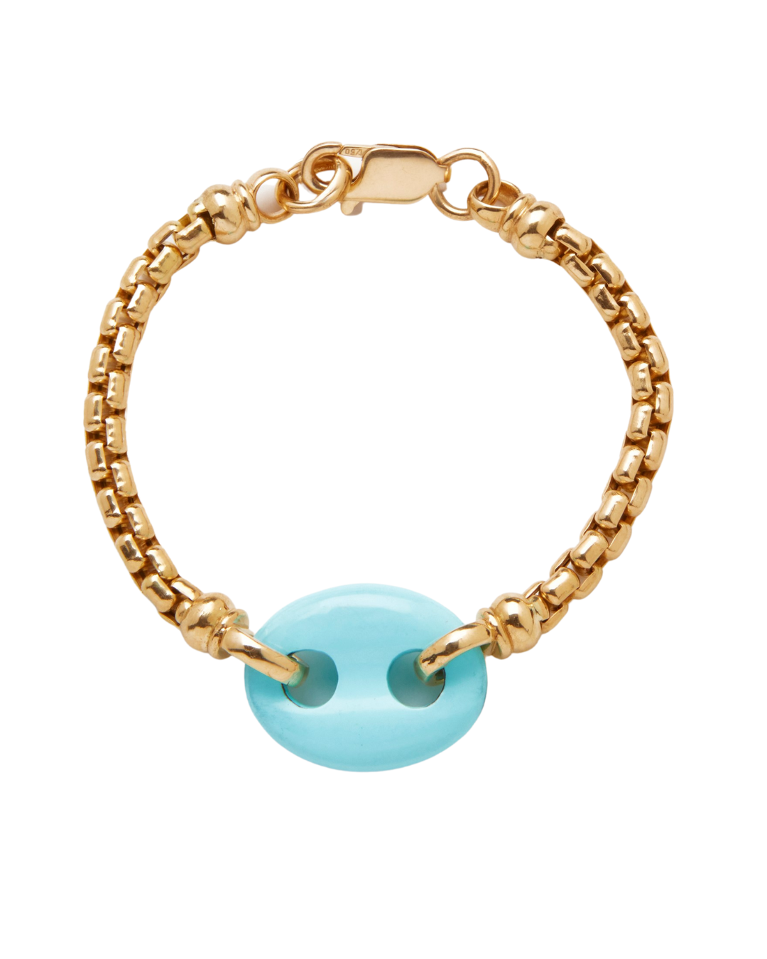 Single Stone Mariner Link Bracelet