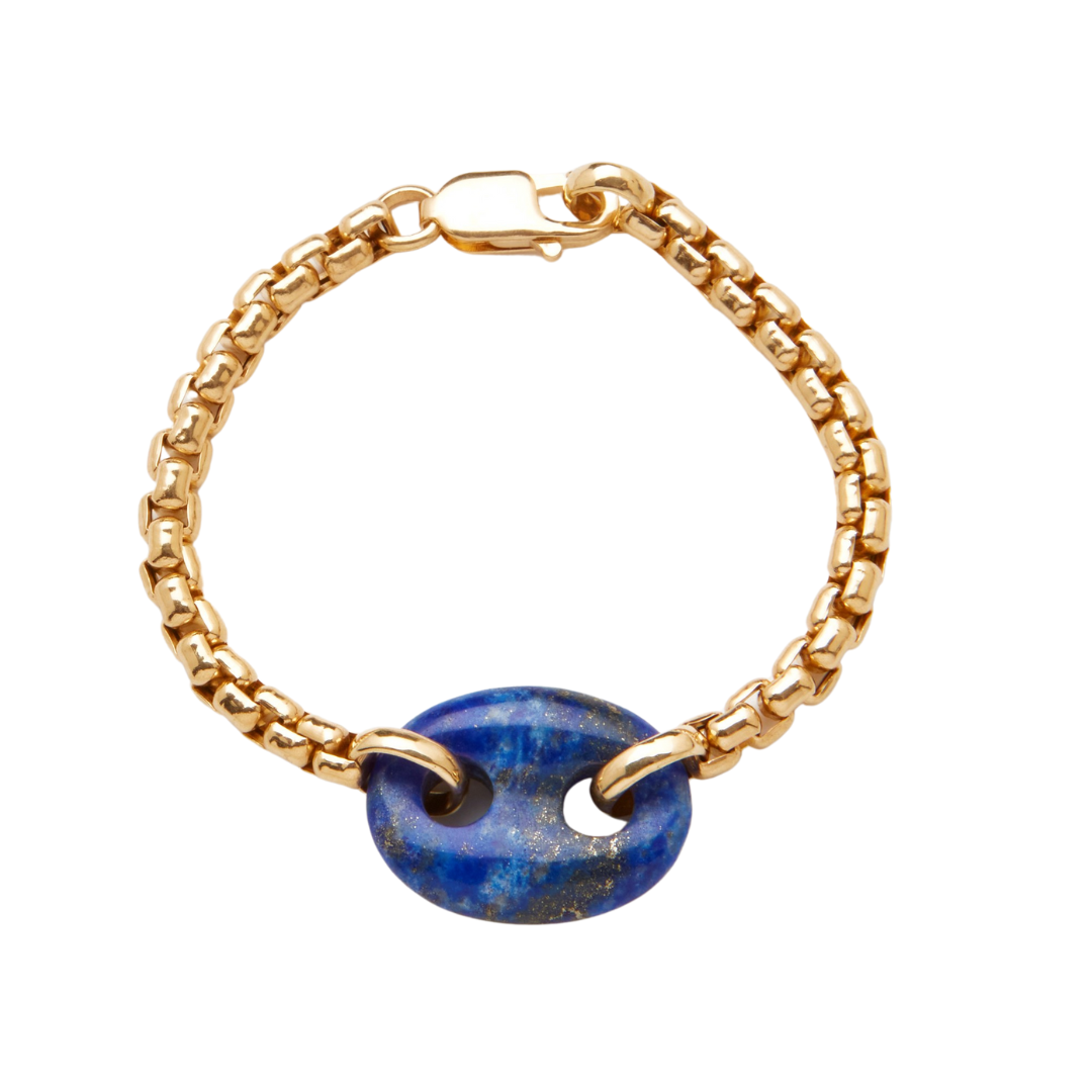 Single Stone Mariner Link Bracelet