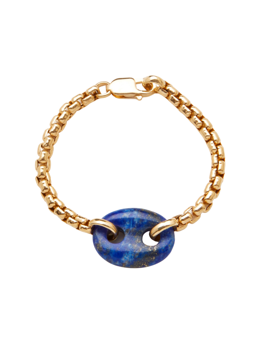 Single Stone Mariner Link Bracelet