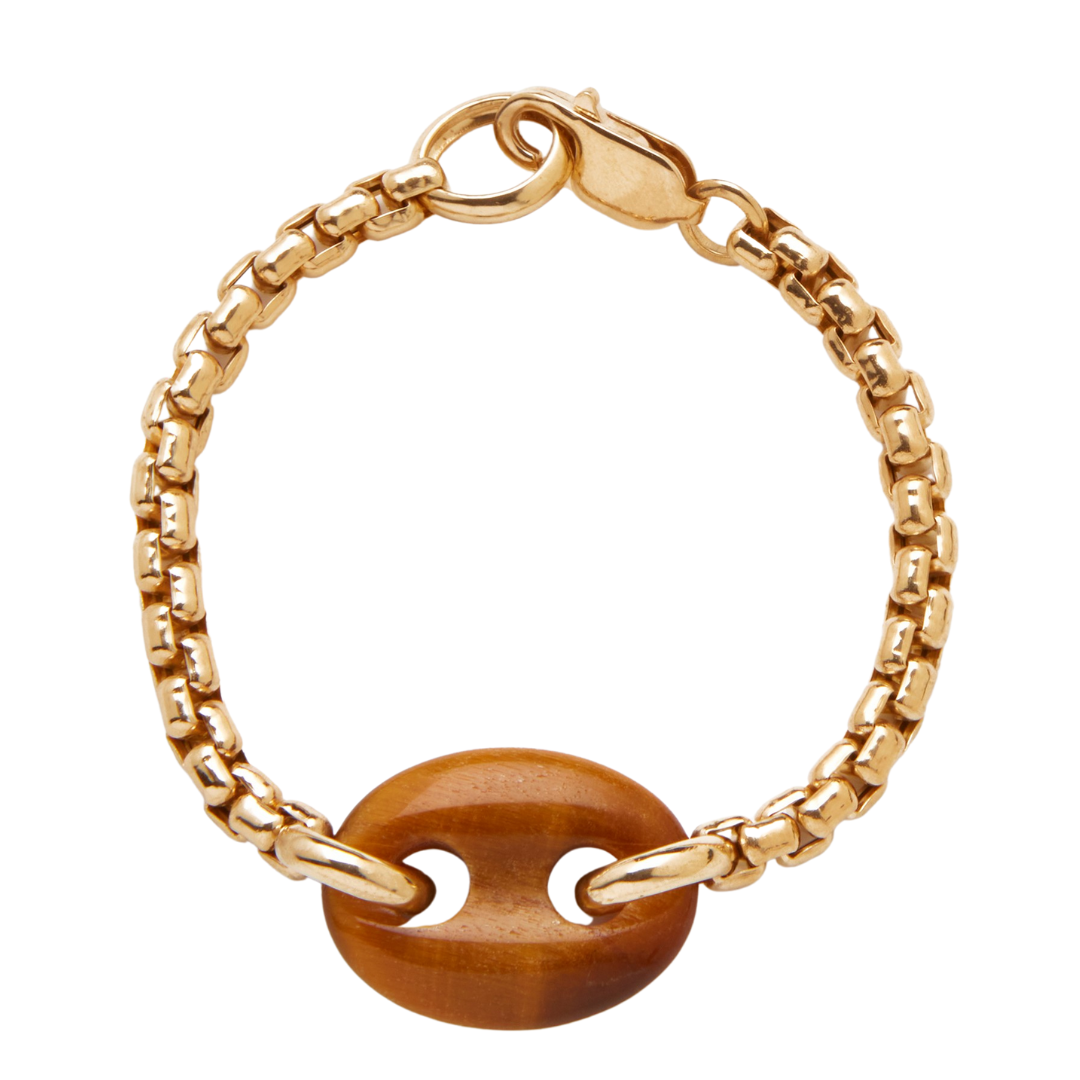 Single Stone Mariner Link Bracelet